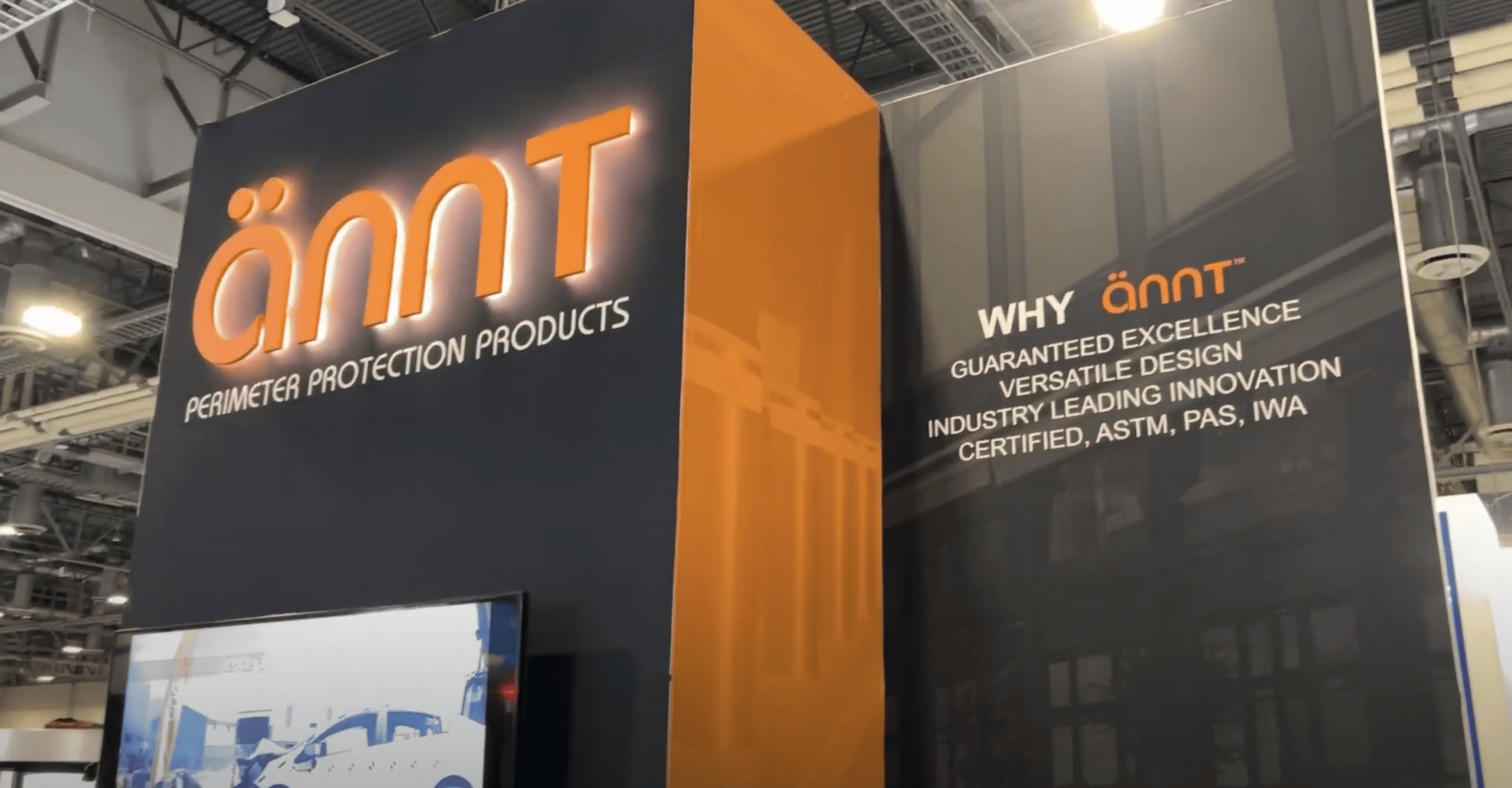 ANNT Bollards at ISC WEST in Las Vegas 1 ANNT Bollards at ISC West