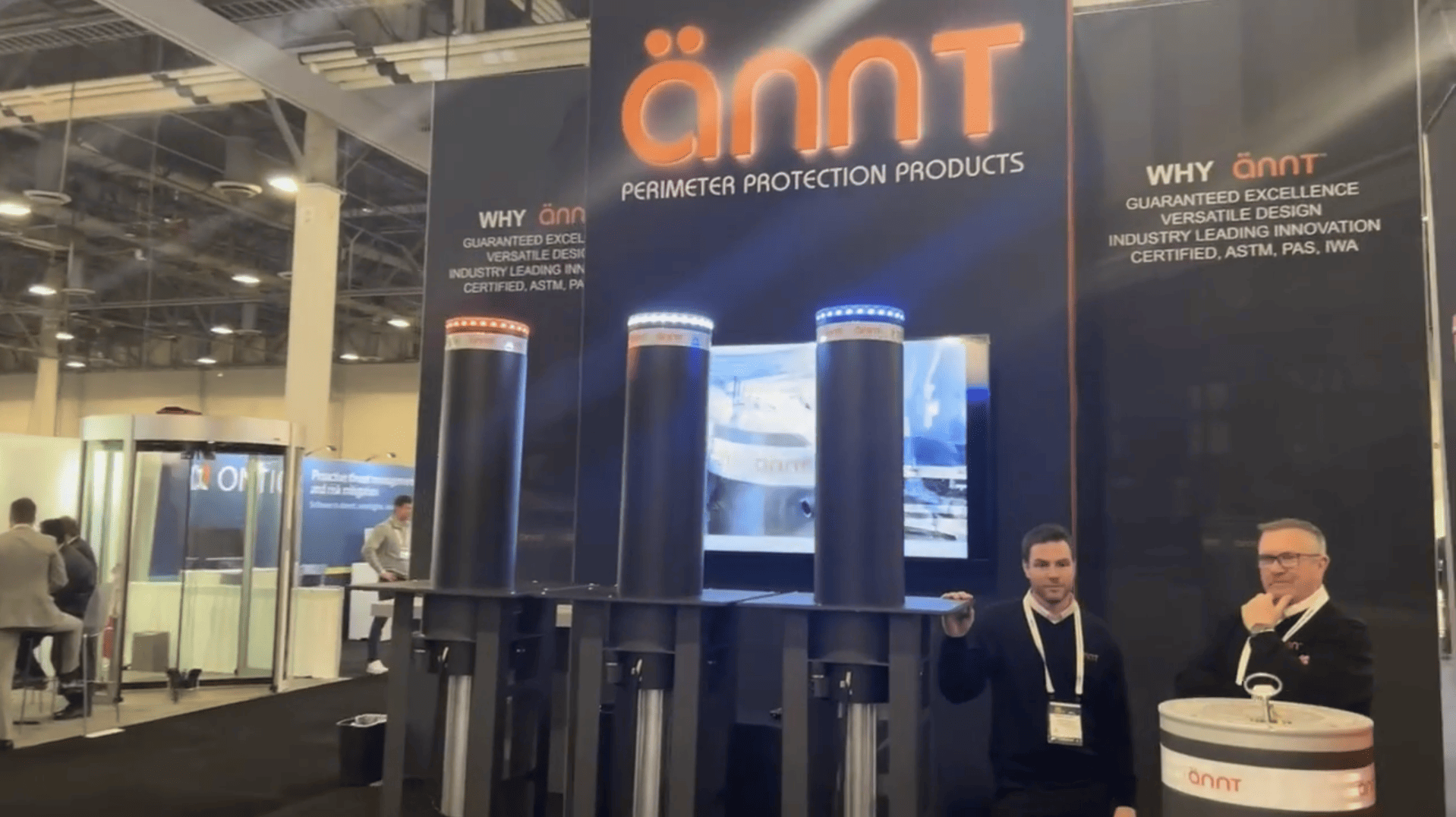 ANNT Bollards wrapping up at ISC WEST 1 ANNT Bollards wrapping up at ISC WEST