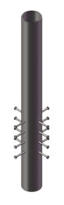 The Superior Choice: C40 Bollards vs. S20 Bollards for Storefront Protection 2 C40 Fixed Bollard