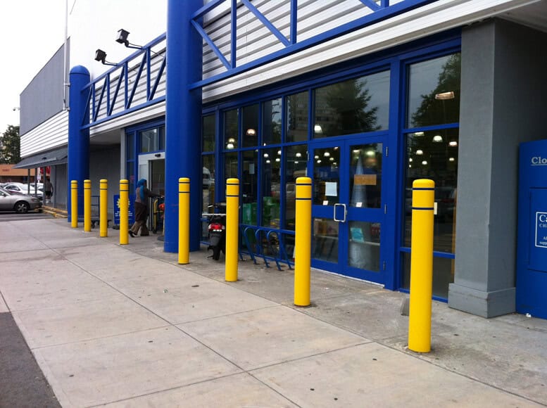 Why Storefront Protection is a Must for Every Business: Safeguarding Your Business from Vehicle Crashes 1 bollards storefront